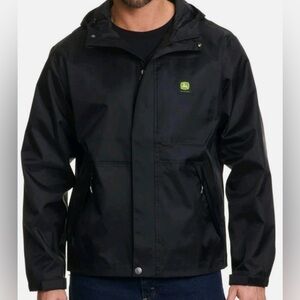 John Deere Black Raincoat